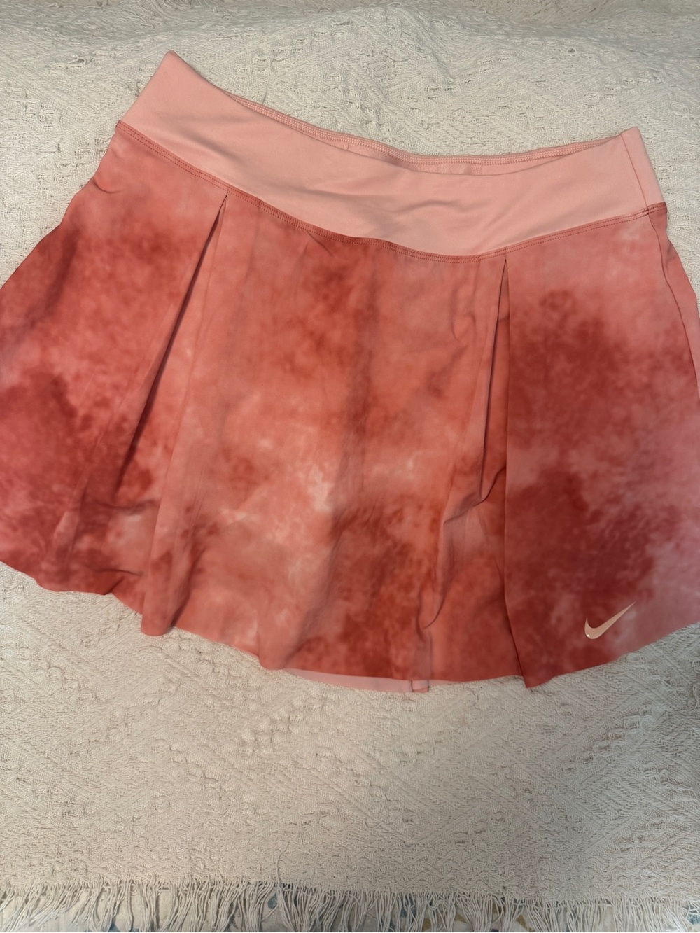 Nike Peach Dri-FIT Athletic Skort